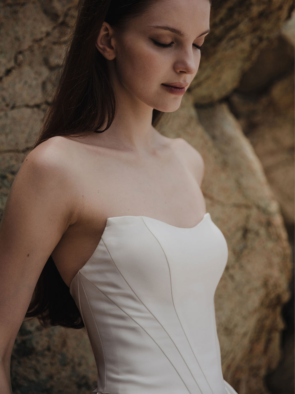 Two Piece Wedding Dress - Corset Dress Set