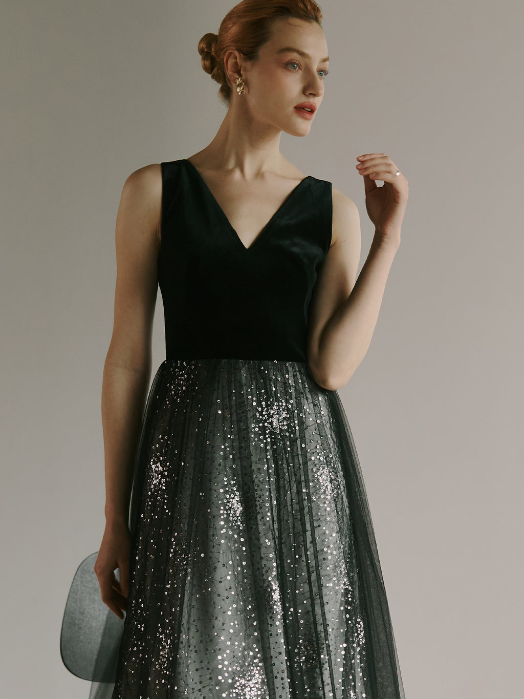 Minimalist Black Couture Dress – LILY OF THE VALLEY