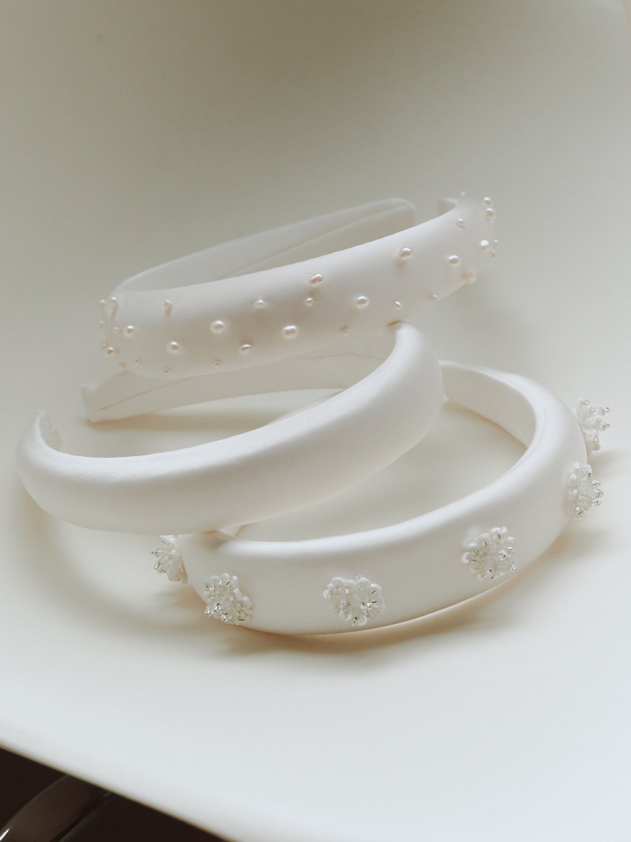Modest Satin Bridal Headband