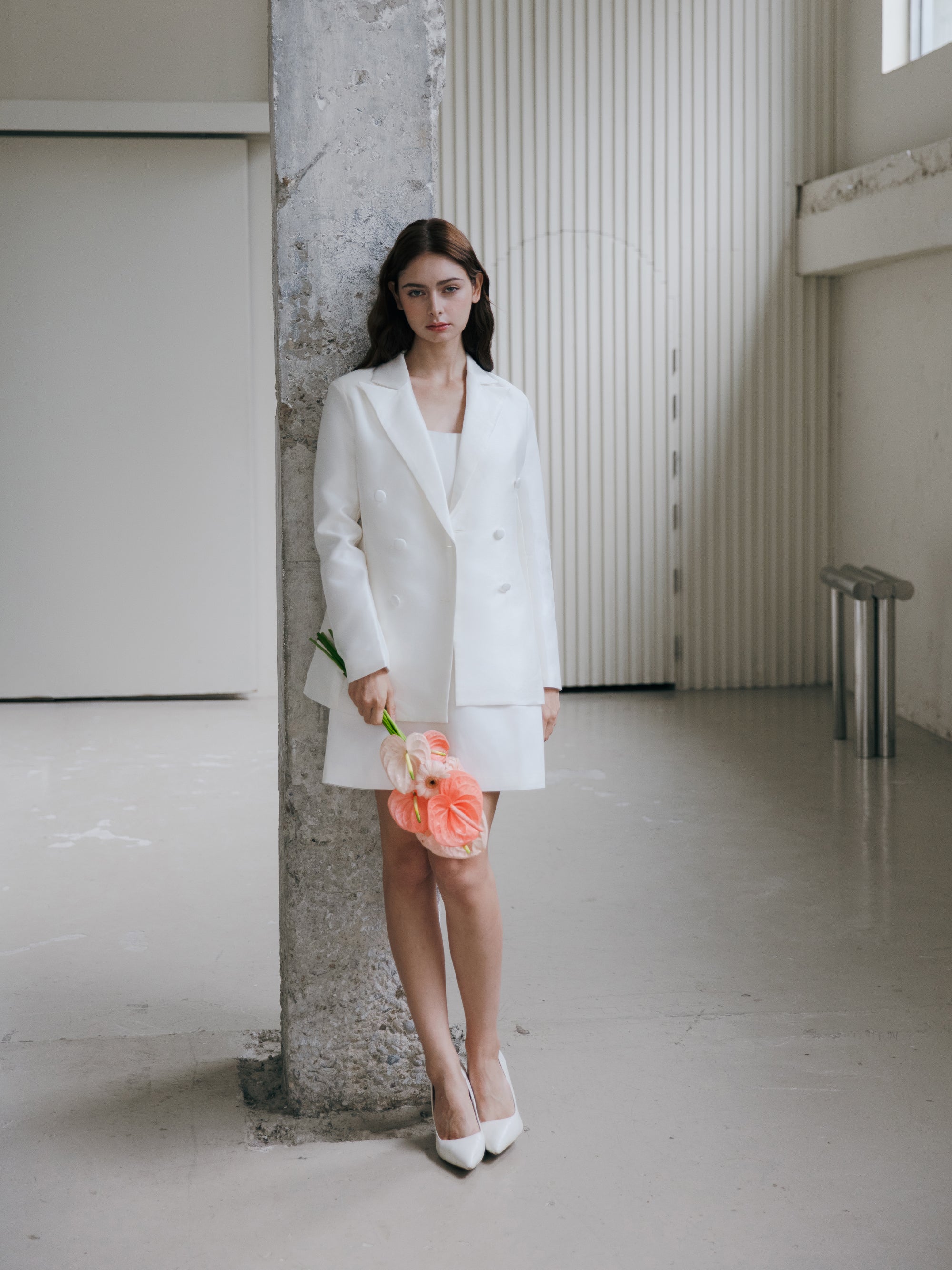 Bridal Jacket White Wedding Blazer