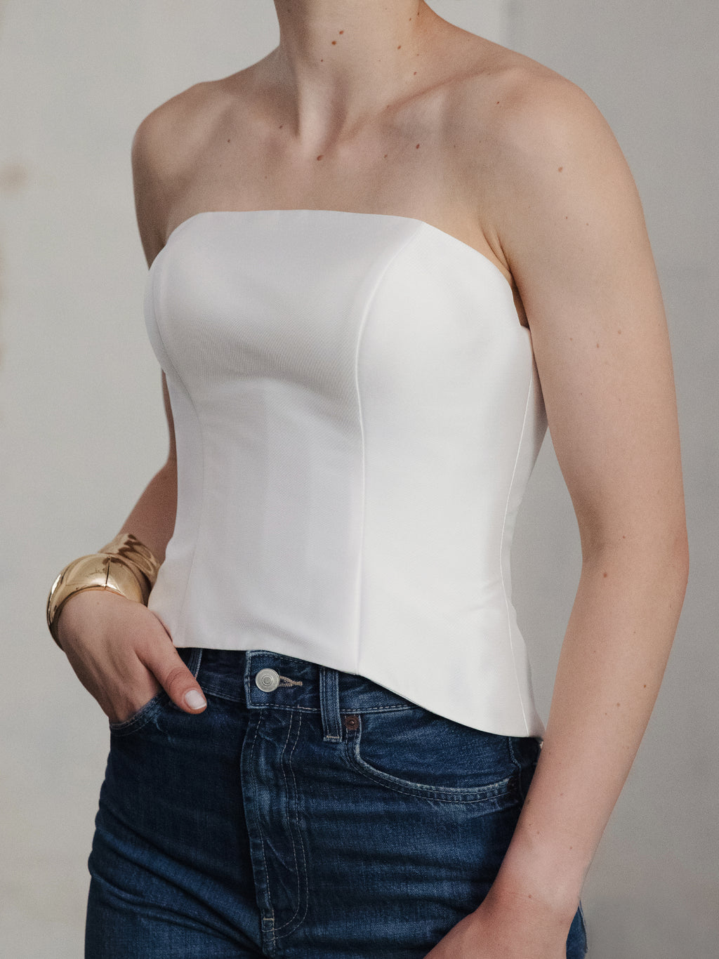 Chic Satin Bridal Corset