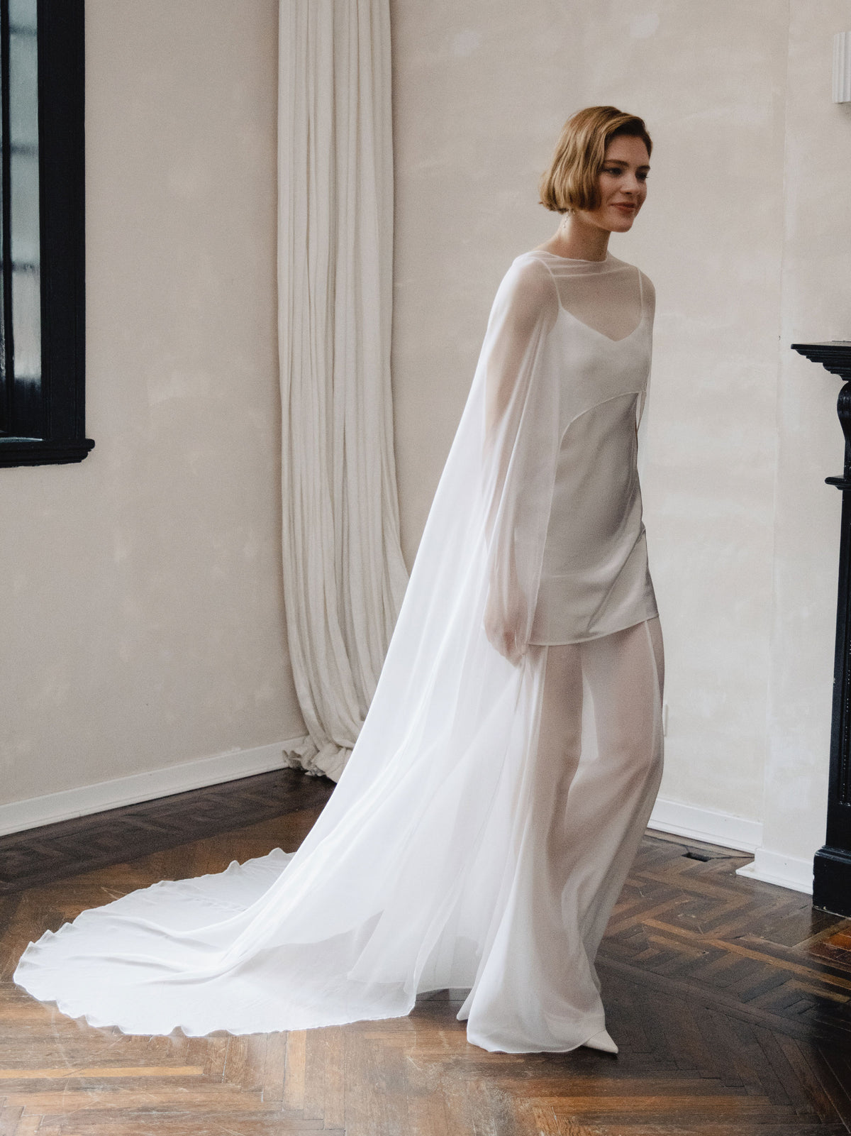 Asetete Satin Slip Wedding Dress