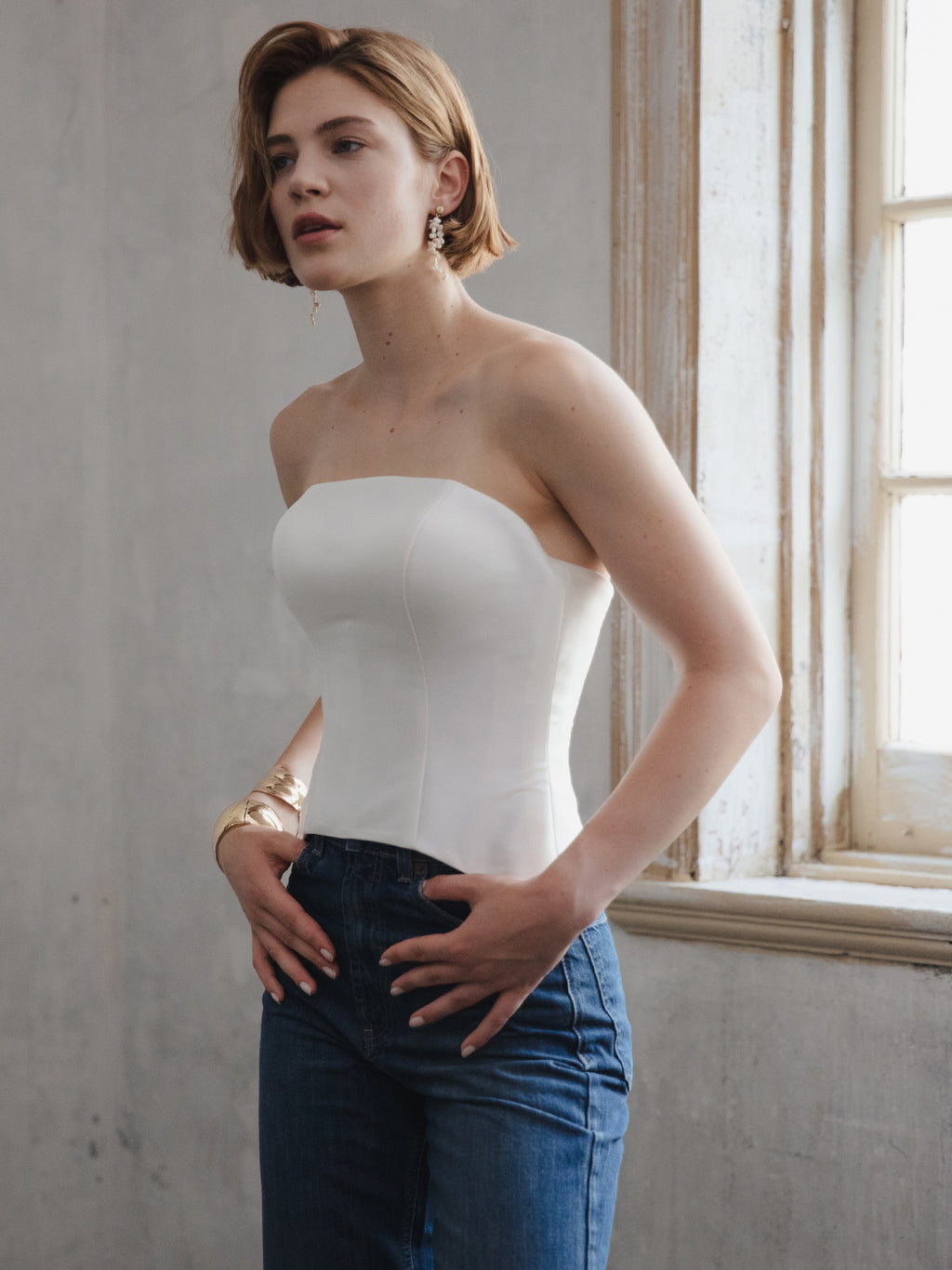 Chic Satin Bridal Corset