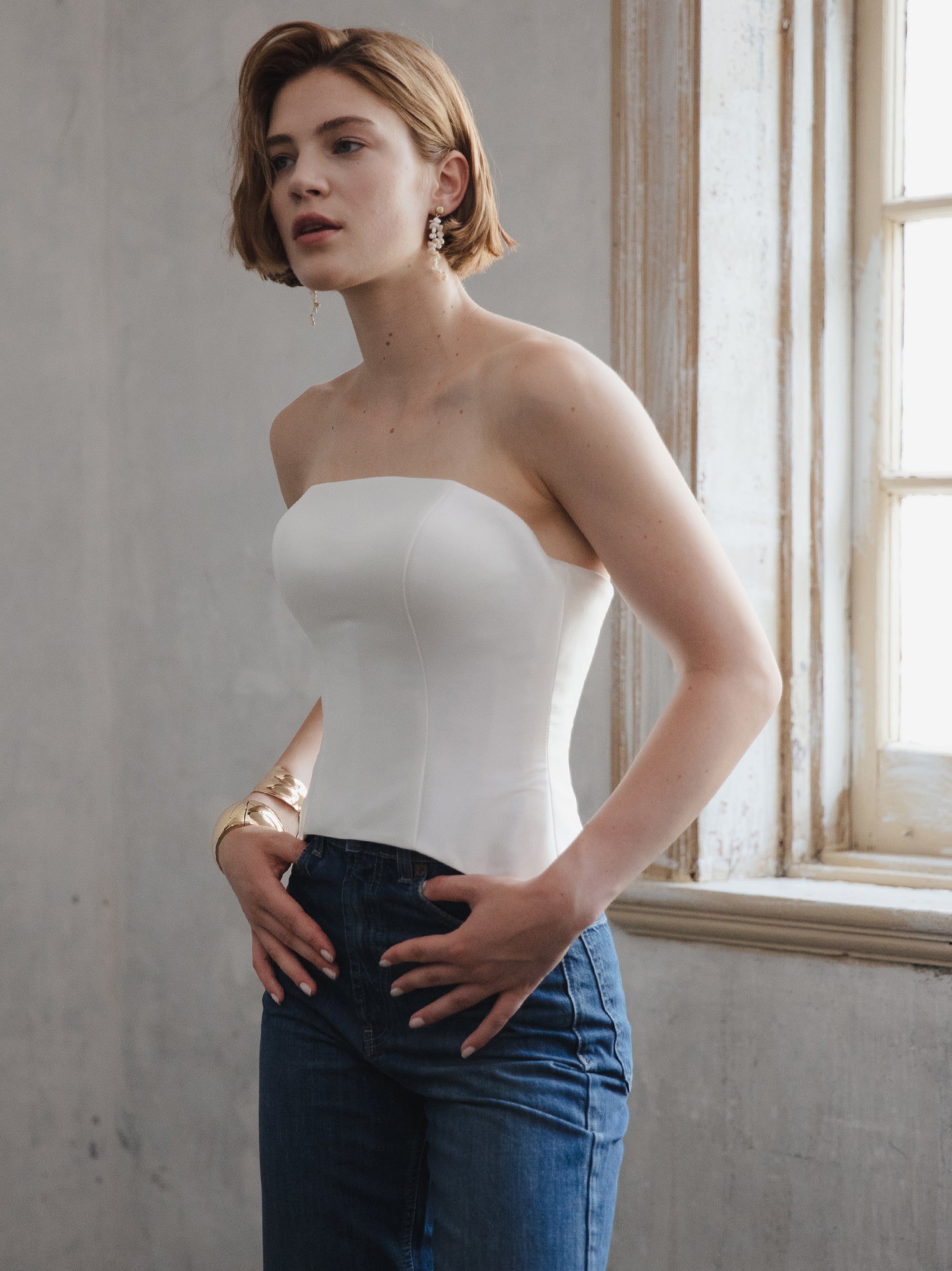 Chic Satin Bridal Corset