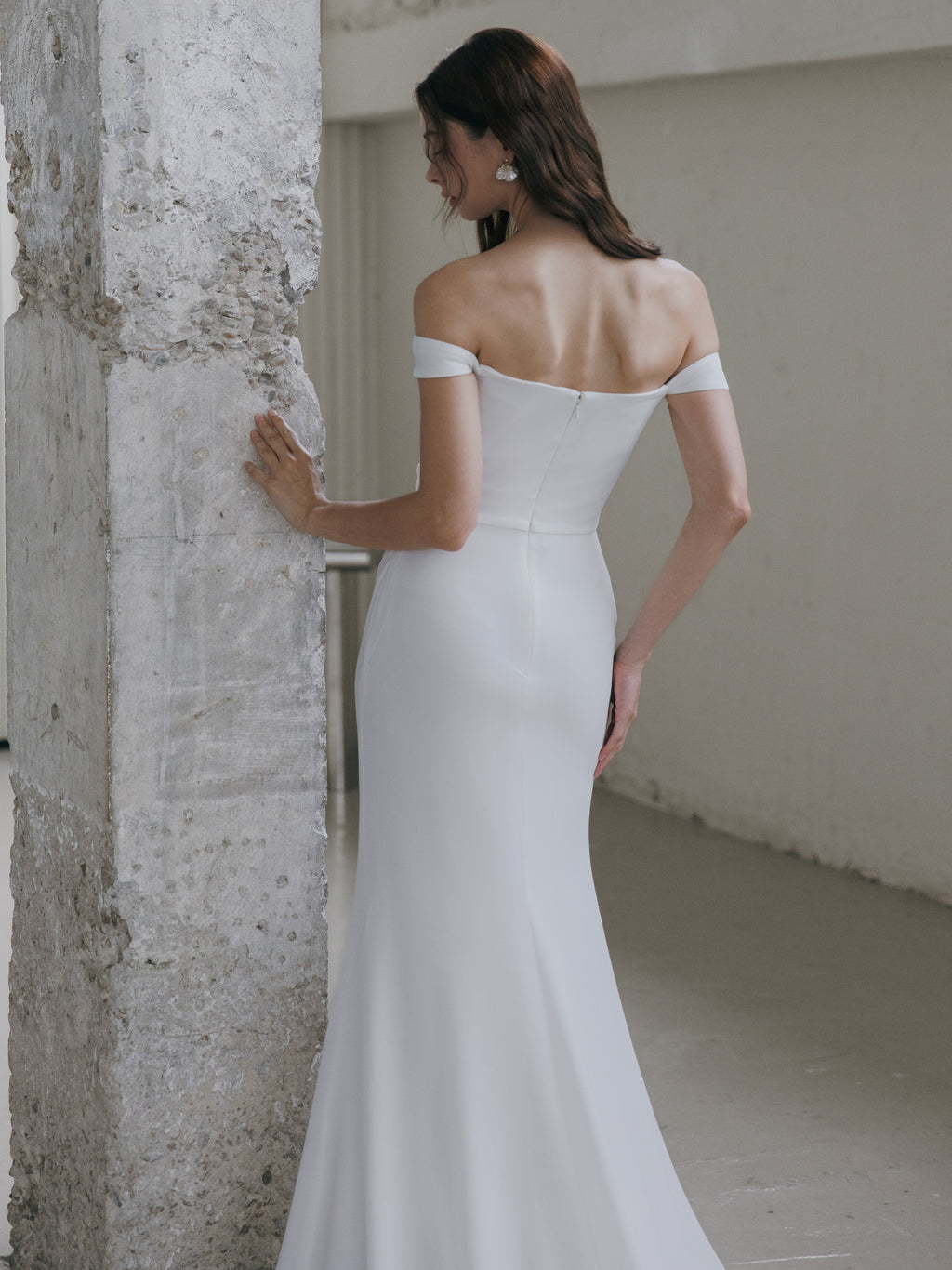Off Shoulder Wedding Dress