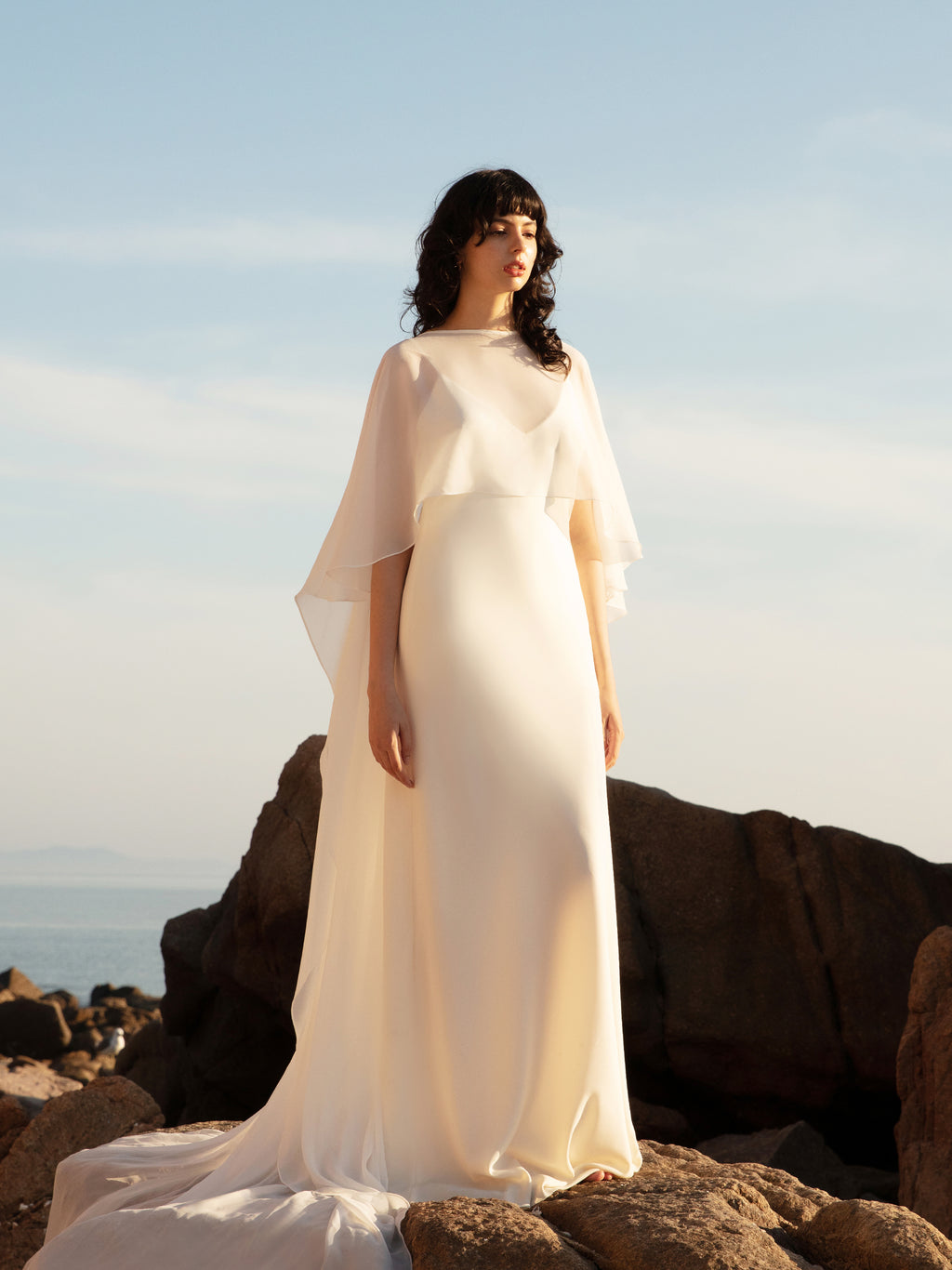 Bridal Cape Veil - Wedding Shawl