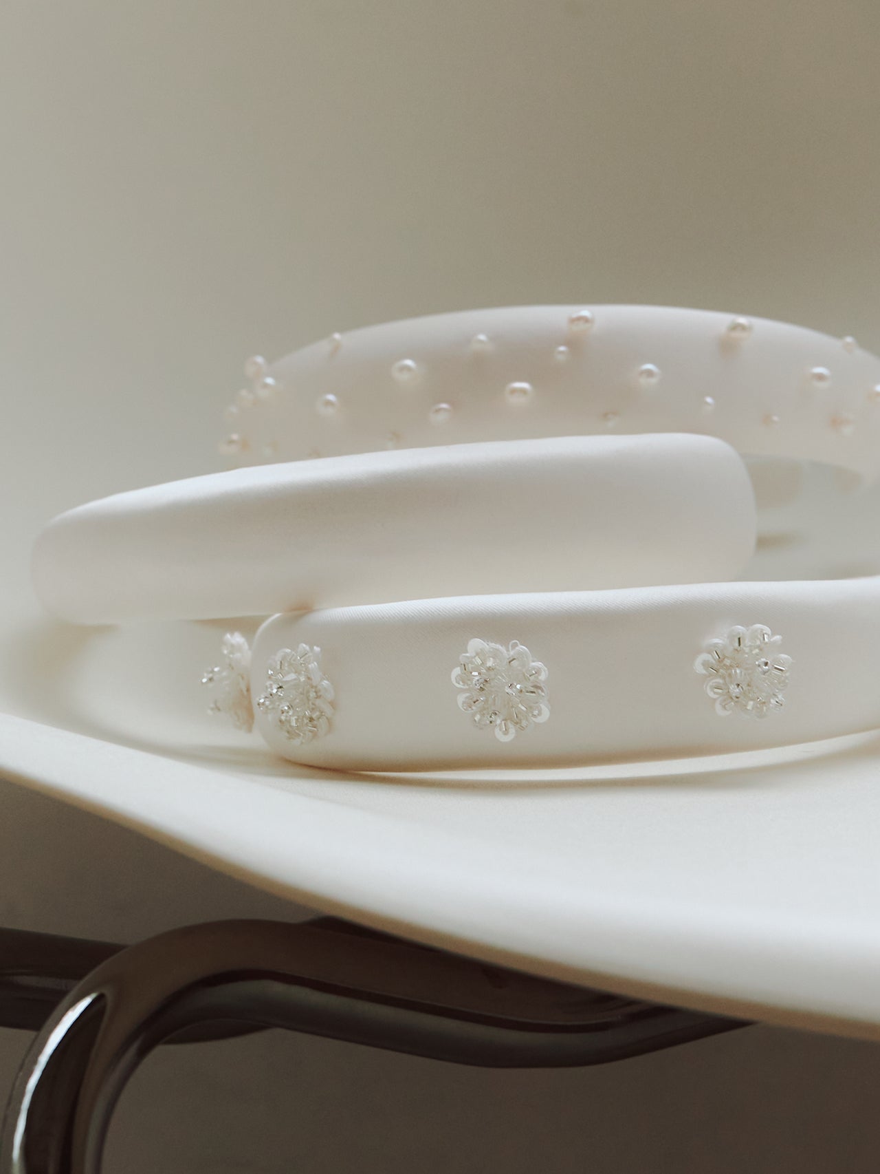 Modest Satin Bridal Headband