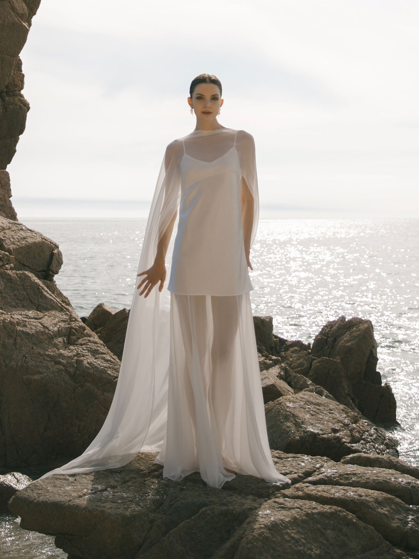 Modest Slip Wedding Dress