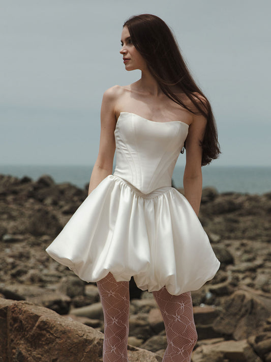 Corset Bubble Skirt Set - Two Piece Wedding Dress