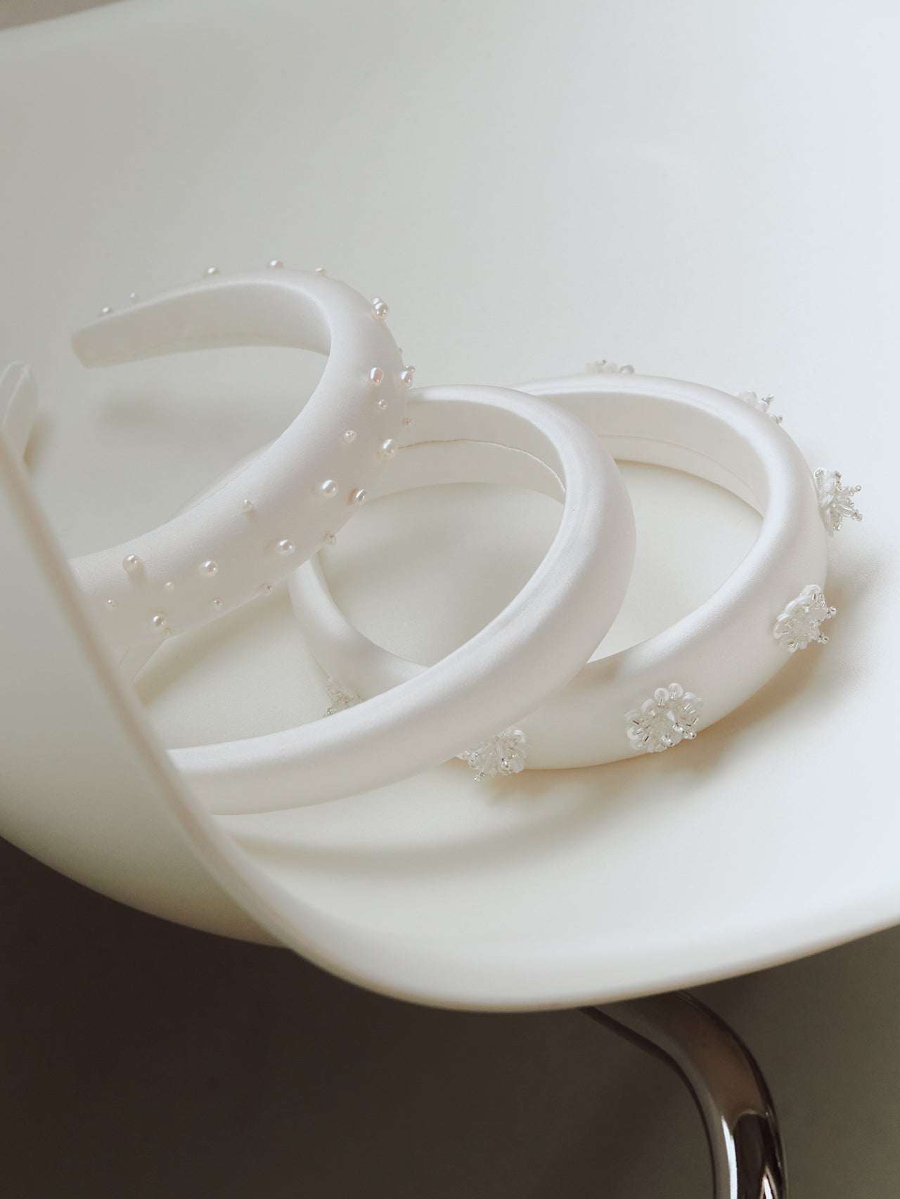 Modest Satin Bridal Headband