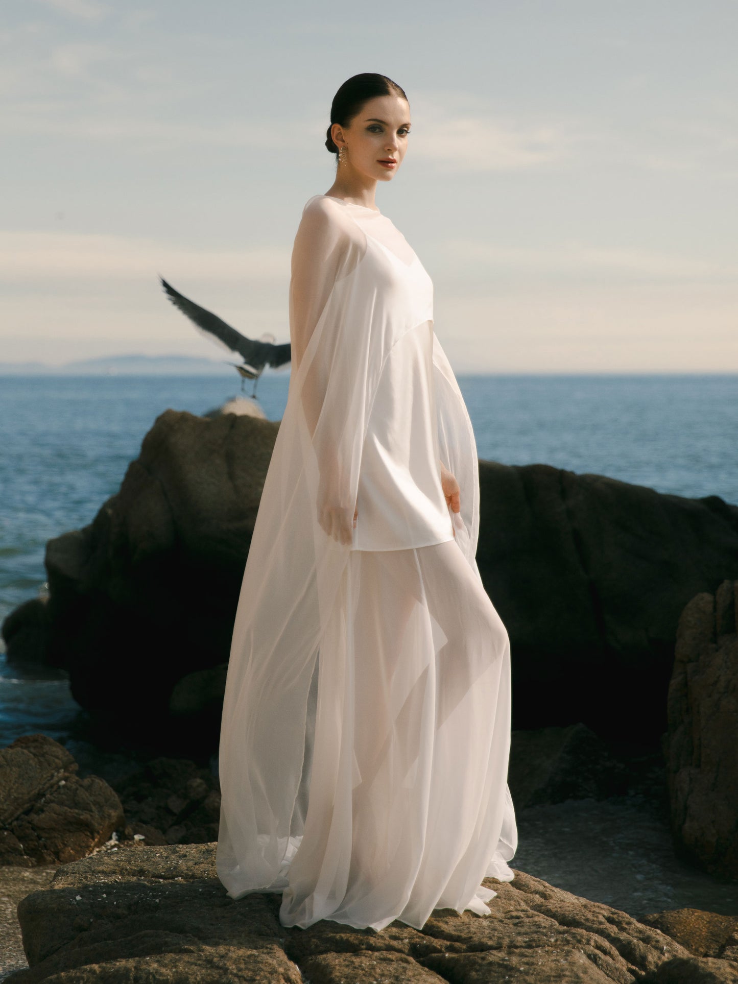 Modest Slip Wedding Dress