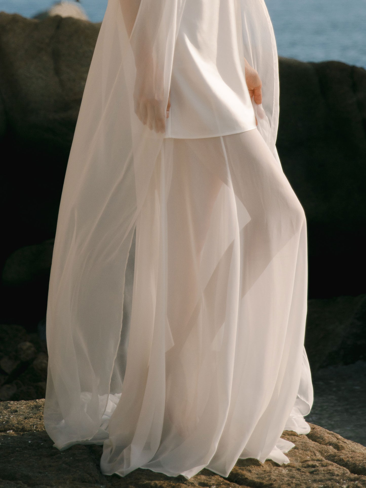 Modest Slip Wedding Dress