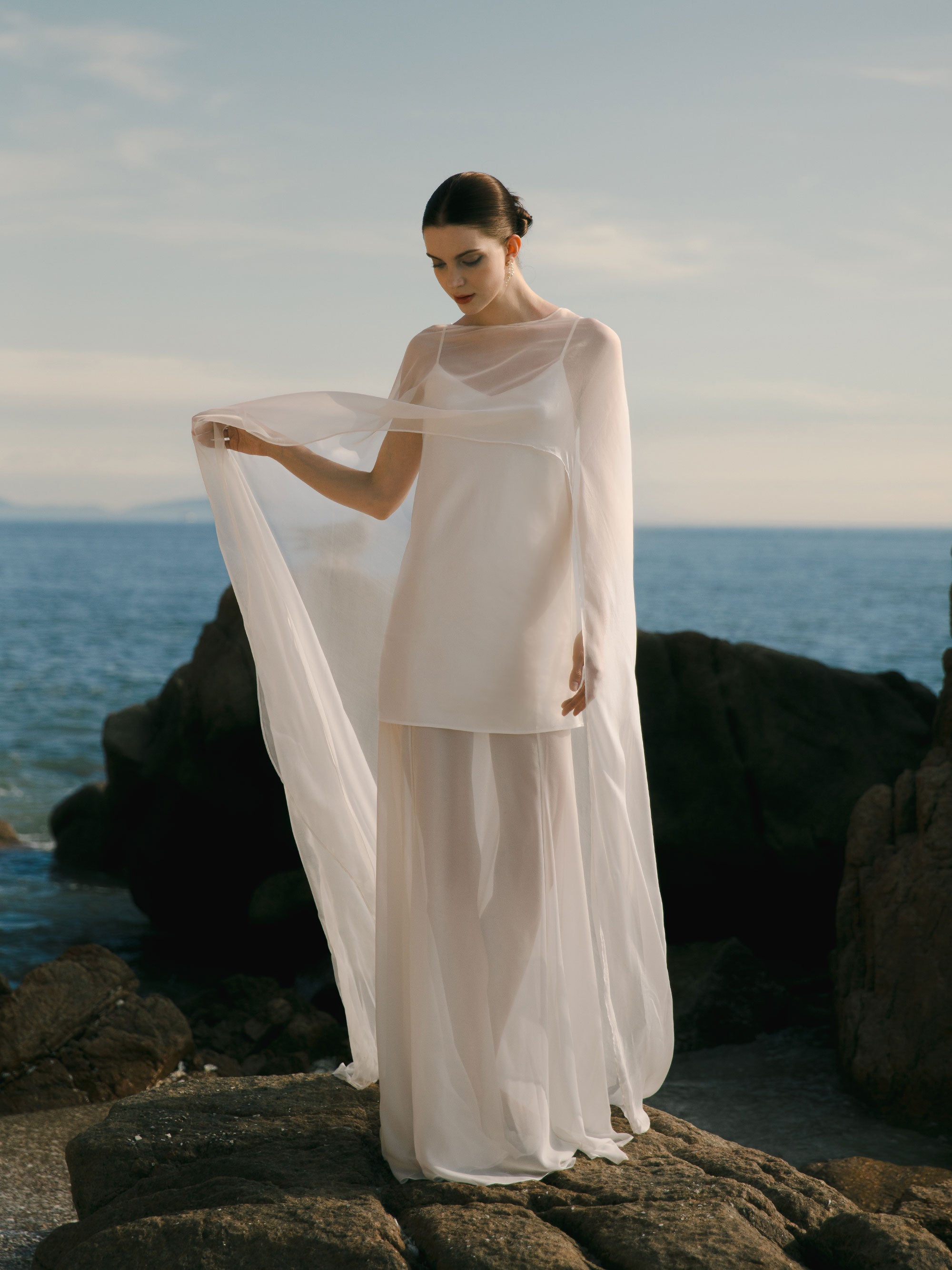 Modest Slip Wedding Dress