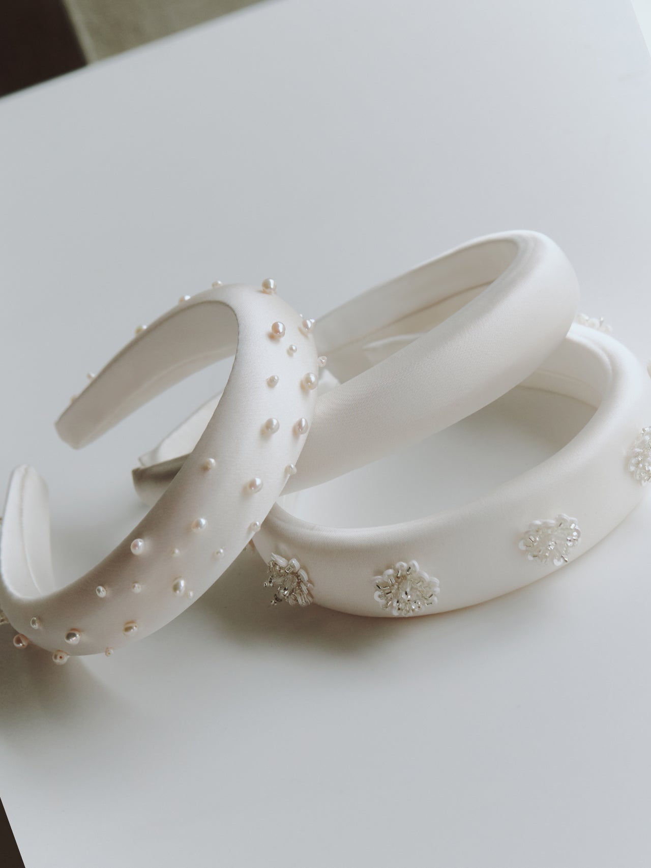 Modest Satin Bridal Headband