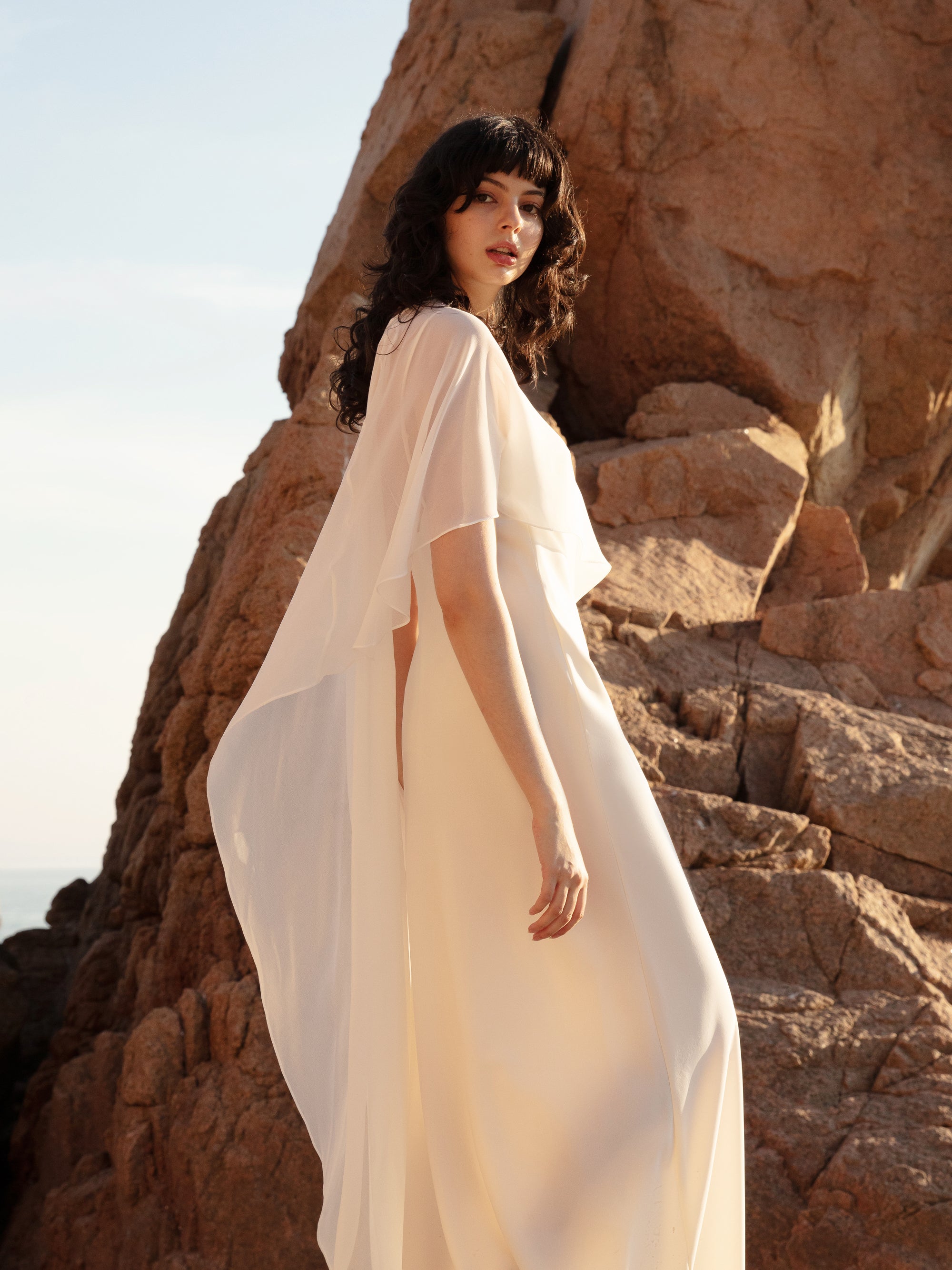 Bridal Cape Veil - Wedding Shawl