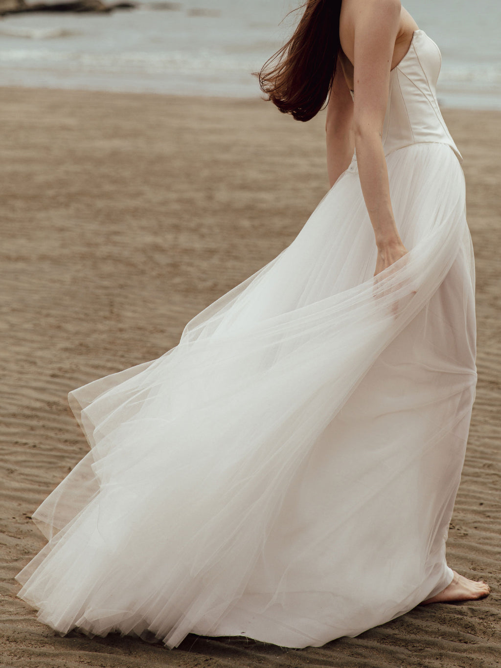 Two Piece Wedding Dress - Corset Dress Set
