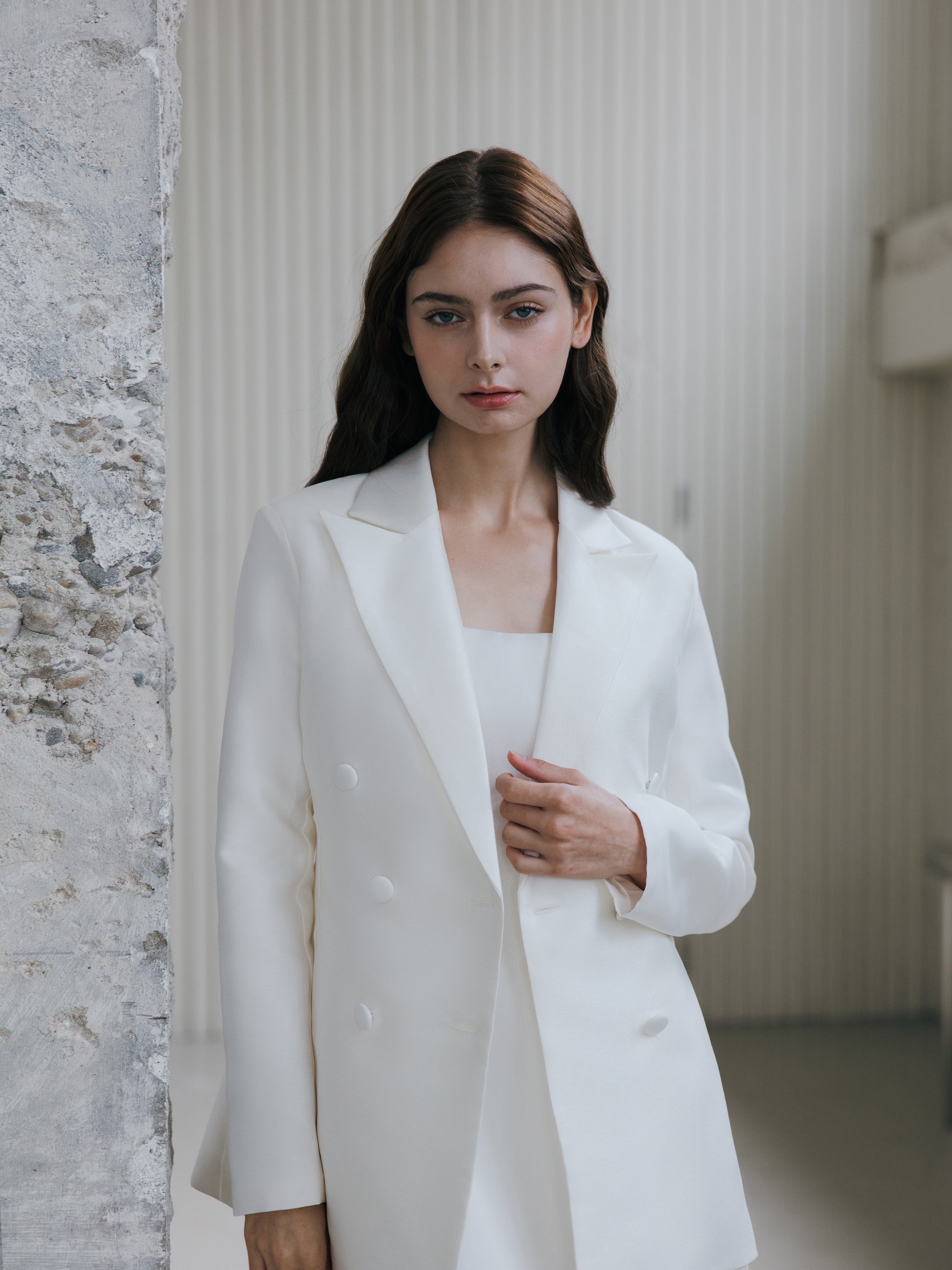 Bridal Jacket White Wedding Blazer