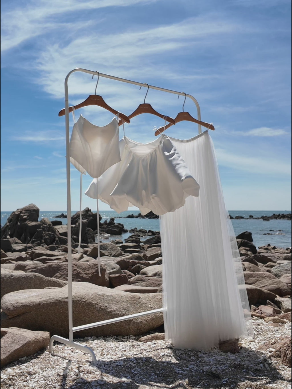 Two Piece Wedding Dress - Corset Dress Set