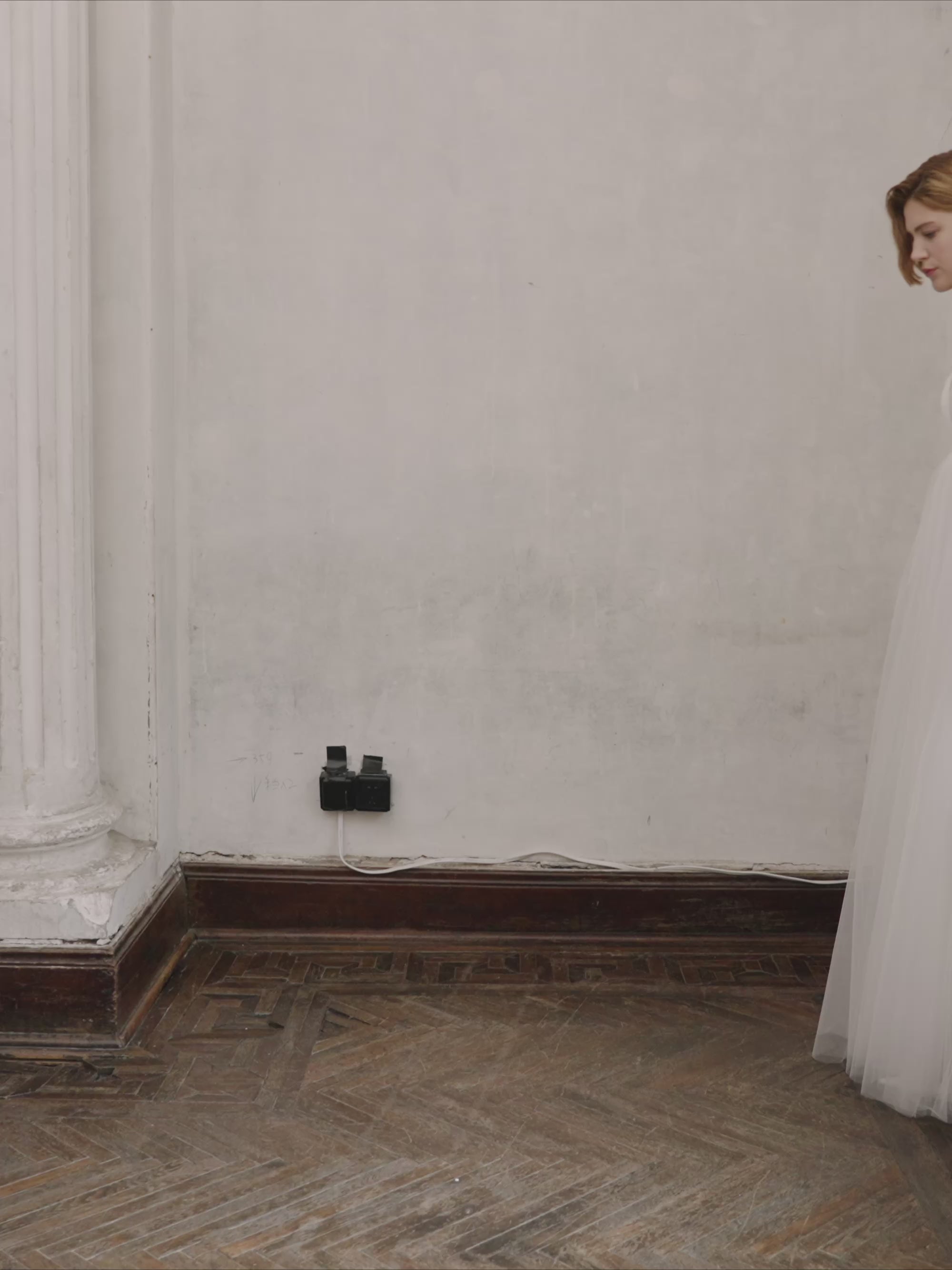 Simple Tulle Wedding Dress